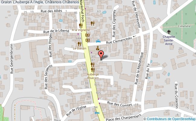 L'auberge A L'aigle, Châtenois 