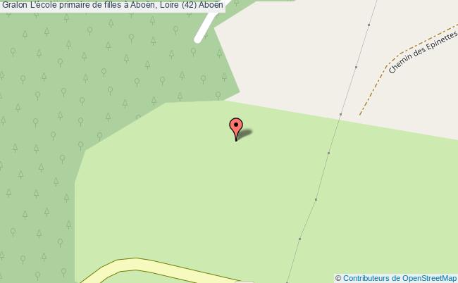 L'école Primaire De Filles à Aboën, Loire (42) 