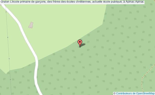 L'école Primaire De Garçons, Des Frères Des écoles Chrétiennes, Actuelle école Publique, à Apinac 