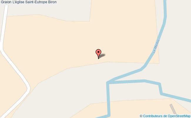 L'église Saint-eutrope  Biron