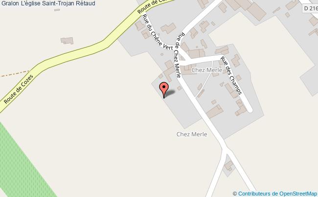 L'église Saint-trojan  Rétaud