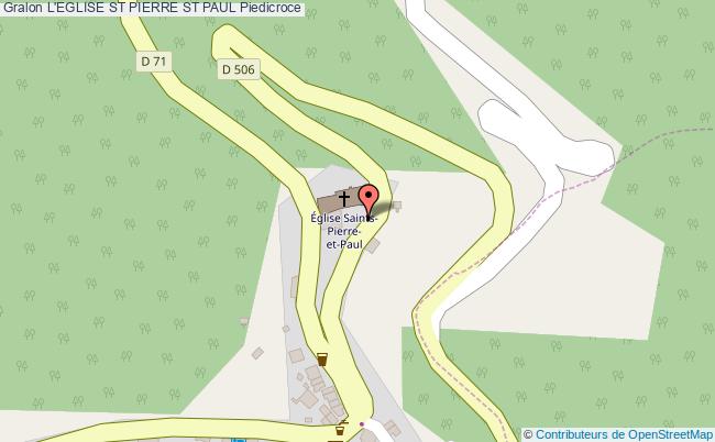 L'eglise St Pierre St Paul  Piedicroce