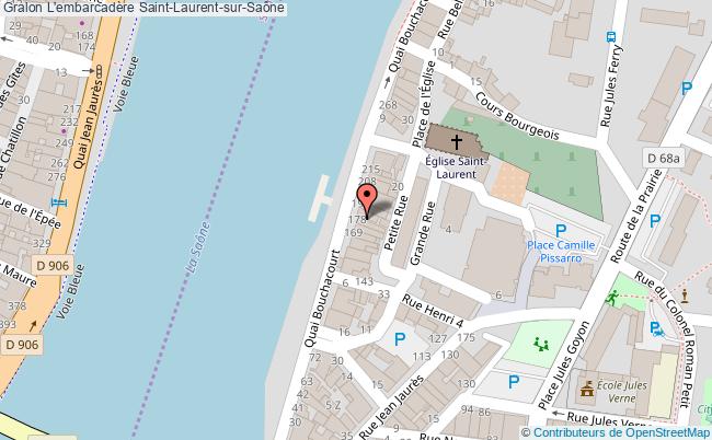L'embarcadère  Saint-laurent-sur-saône