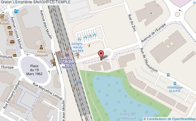 L'empreinte  Savigny-le-temple