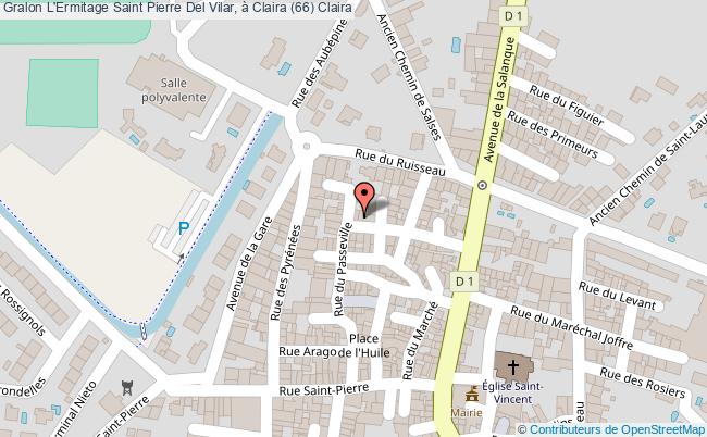 L'ermitage Saint Pierre Del Vilar, à Claira (66) 