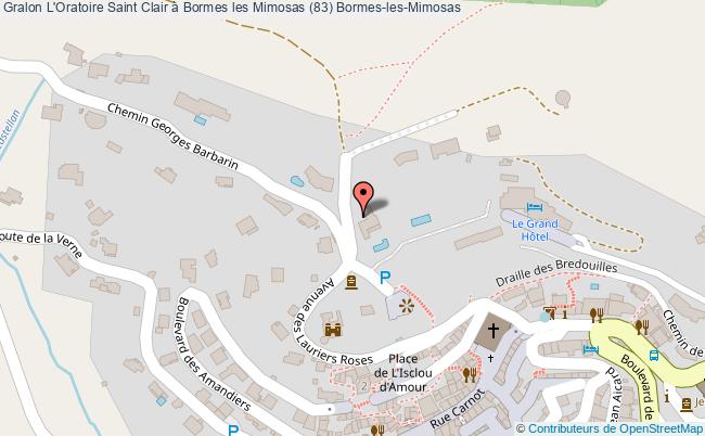 L'oratoire Saint Clair à Bormes Les Mimosas (83)  Bormes-les-mimosas