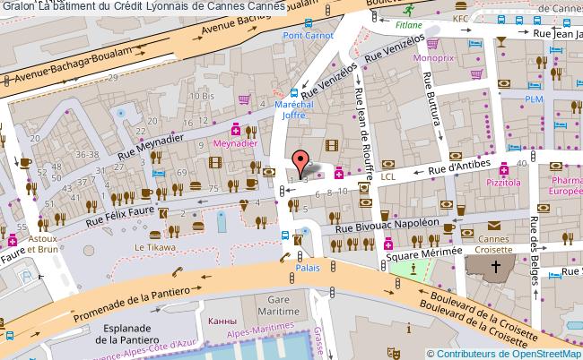 La Bâtiment Du Crédit Lyonnais De Cannes 