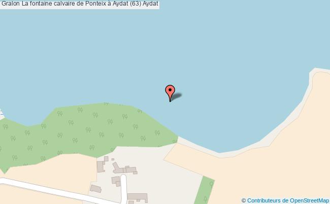 La Fontaine Calvaire De Ponteix à Aydat (63) 