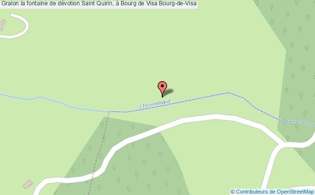 La Fontaine De Dévotion Saint Quirin, à Bourg De Visa  Bourg-de-visa