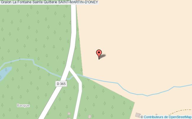 La Fontaine Sainte Quitterie  Saint-martin-d'oney