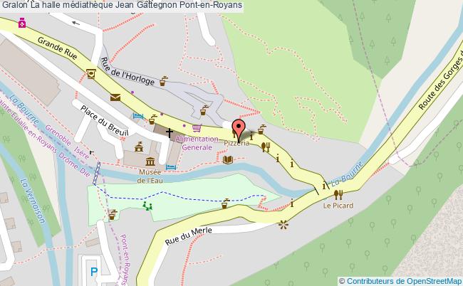 La Halle Médiathèque Jean Gattegnon  Pont-en-royans