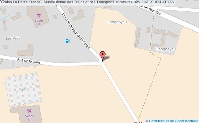 La Petite France - Musée Animé Des Trains Et Des Transports Miniatures  Savigné-sur-lathan