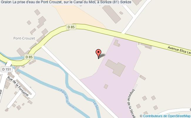 La Prise D'eau De Pont Crouzet, Sur Le Canal Du Midi, à Sorèze (81) 