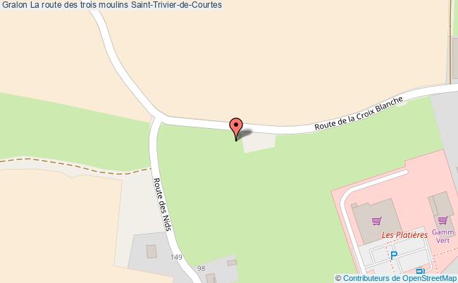 La Route Des Trois Moulins  Saint-trivier-de-courtes