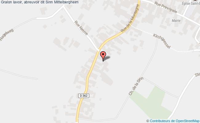 Lavoir, Abreuvoir Dit Sinn  Mittelbergheim