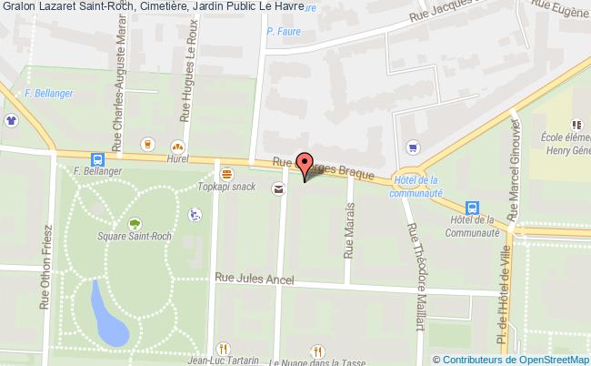 Lazaret Saint-roch, Cimetière, Jardin Public  Le Havre