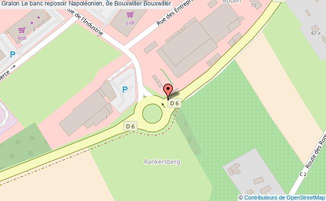 Le Banc Reposoir Napoléonien, De Bouxwiller 