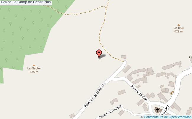 Le Camp De César  Plan