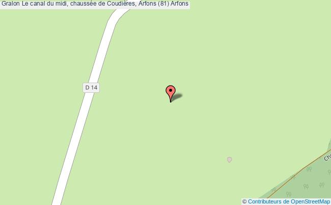 Le Canal Du Midi, Chaussée De Coudières, Arfons (81) 
