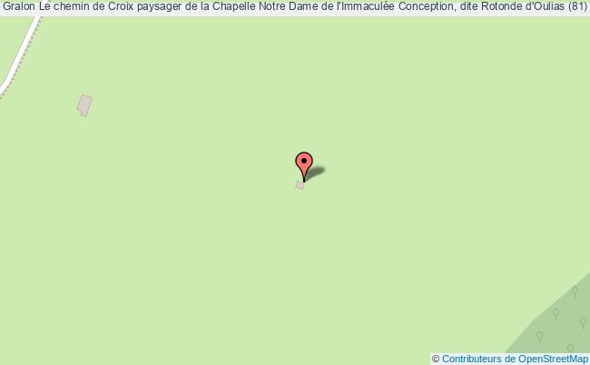 Le Chemin De Croix Paysager De La Chapelle Notre Dame De L'immaculée Conception, Dite Rotonde D'oulias (81)  Castelnau-de-brassac