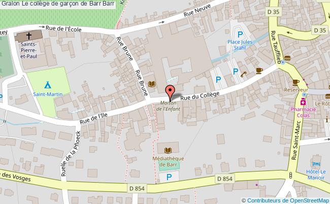 Le Collège De Garçon De Barr 