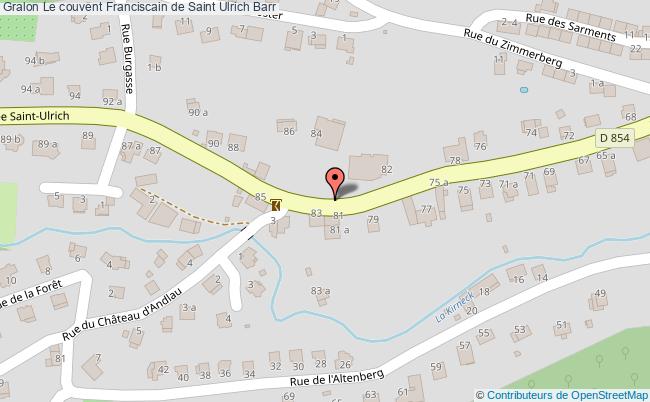 Le Couvent Franciscain De Saint Ulrich  Barr