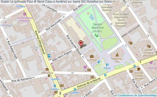 Le Gymnase Paul Et René Colas à Asnières Sur Seine (92)  Asnières-sur-seine