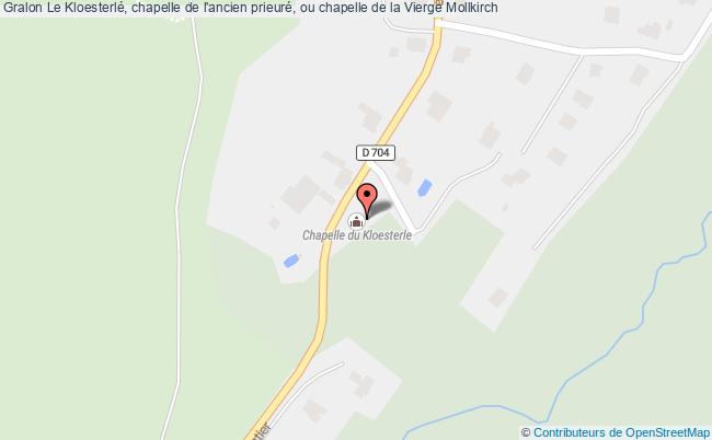 Le Kloesterlé, Chapelle De L'ancien Prieuré, Ou Chapelle De La Vierge  Mollkirch