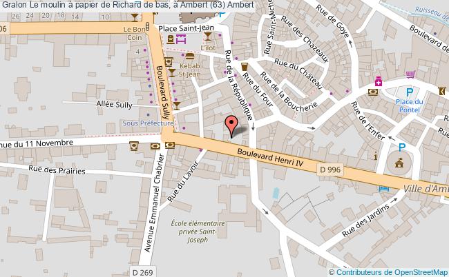 Le Moulin à Papier De Richard De Bas, à Ambert (63) 