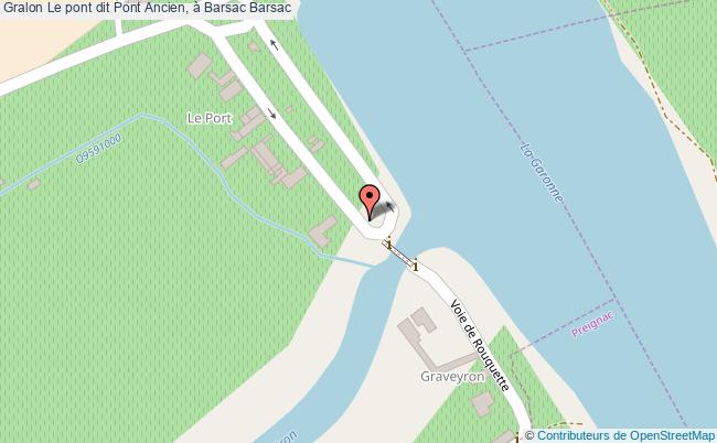 Le Pont Dit Pont Ancien, à Barsac 