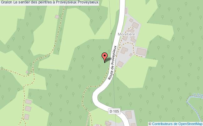Le Sentier Des Peintres à Proveysieux 
