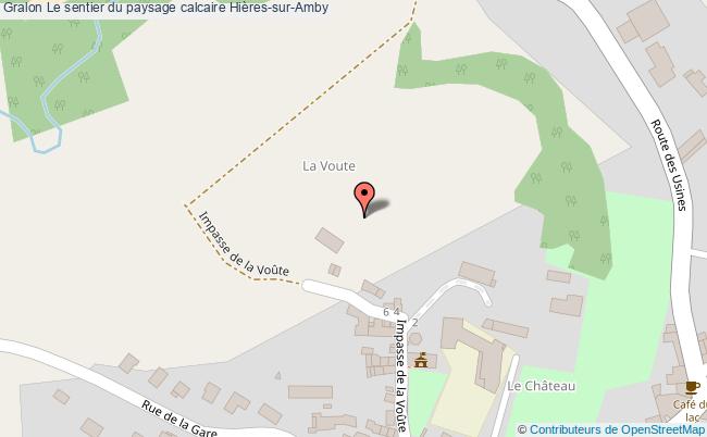 Le Sentier Du Paysage Calcaire  Hières-sur-amby