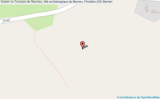 Le Tumulus De Réuniou, Site Archéologique De Berrien, Finistère (29) 