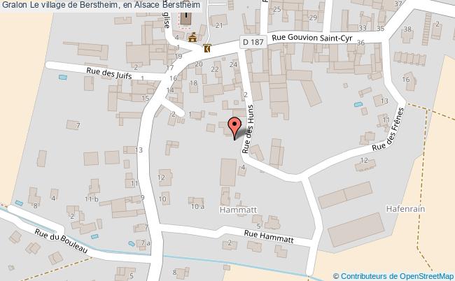 Le Village De Berstheim, En Alsace 