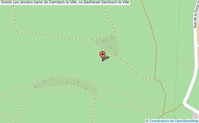 Les Anciens Bains De Dambach La Ville, Ou Badhiesel  Dambach-la-ville