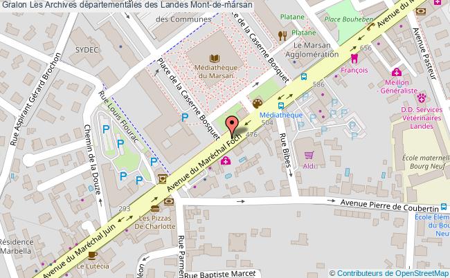 Les Archives Départementales Des Landes  Mont-de-marsan