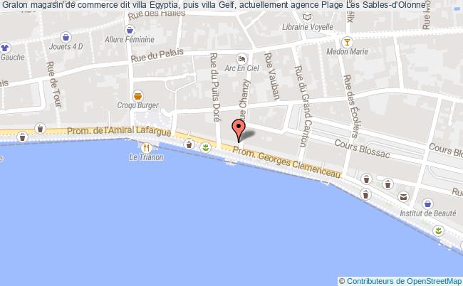 Magasin De Commerce Dit Villa Egyptia, Puis Villa Gelf, Actuellement Agence Plage  Les Sables-d'olonne