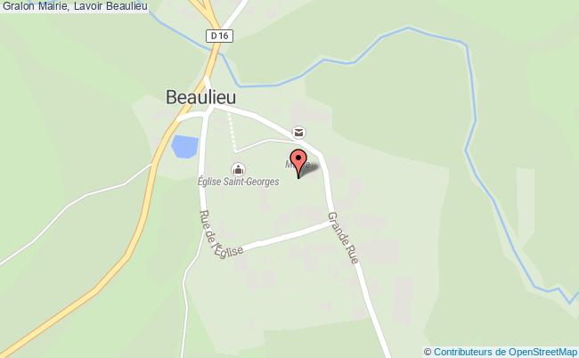 Mairie, Lavoir  Beaulieu