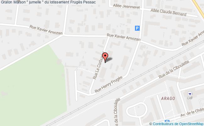 Maison " Jumelle " Du Lotissement Frugès  Pessac