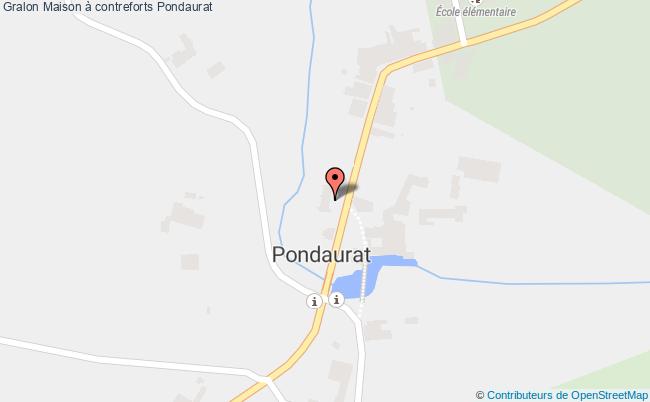 Maison à Contreforts  Pondaurat