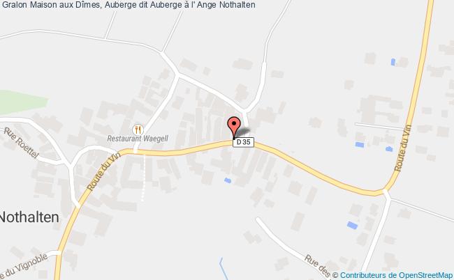 Maison Aux Dîmes, Auberge Dit Auberge à L' Ange  Nothalten