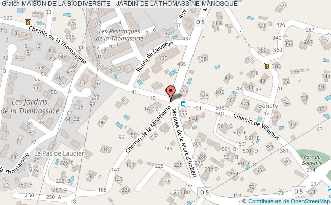 Maison De La Biodiversite - Jardin De La Thomassine  Manosque
