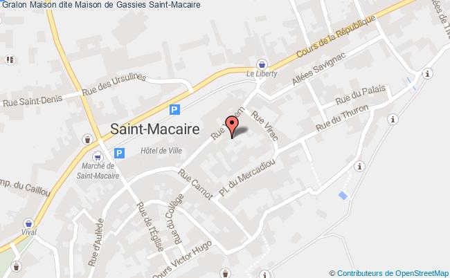 Maison Dite Maison De Gassies  Saint-macaire