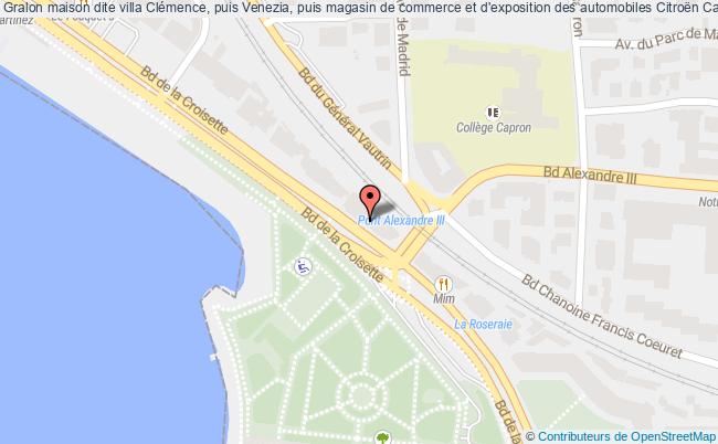 Maison Dite Villa Clémence, Puis Venezia, Puis Magasin De Commerce Et D'exposition Des Automobiles Citroën  Cannes