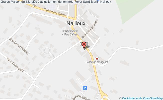 Maison Du 18e Siècle Actuellement Dénommée Foyer Saint-martin  Nailloux