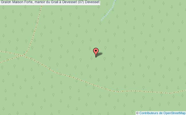 Maison Forte, Manoir Du Grail à Devesset (07) 