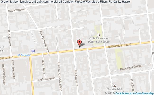 Maison Jumelée, Entrepôt Commercial Dit Comptoir Vinicole Havrais Ou Rhum Floréal  Le Havre