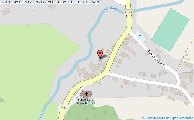 Maison Patrimoniale De Barthete  Boussan