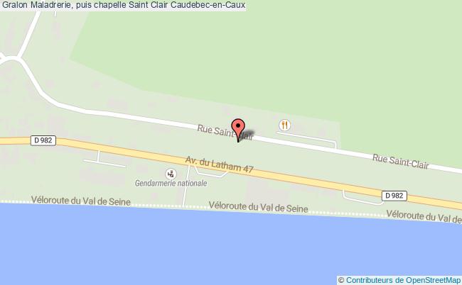 Maladrerie, Puis Chapelle Saint Clair  Caudebec-en-caux