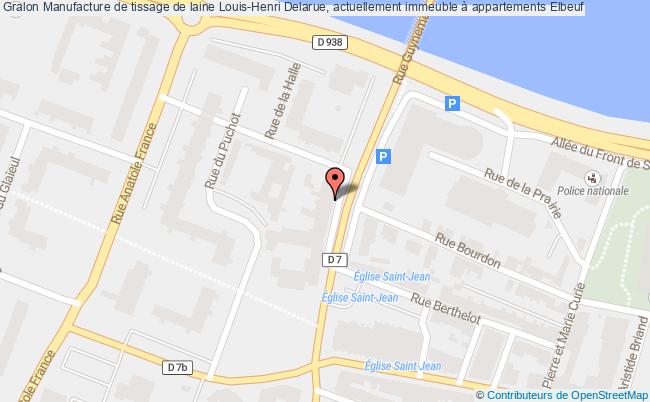 Manufacture De Tissage De Laine Louis-henri Delarue, Actuellement Immeuble à Appartements  Elbeuf